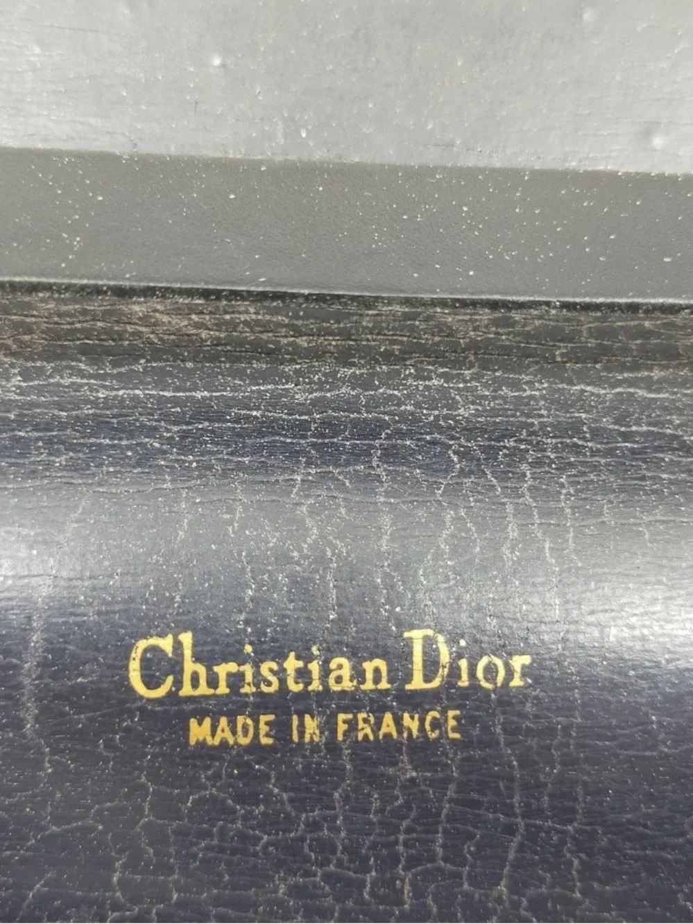 Vintage Dior navy blue small cross body